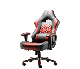 computer desk chair isolated on white background