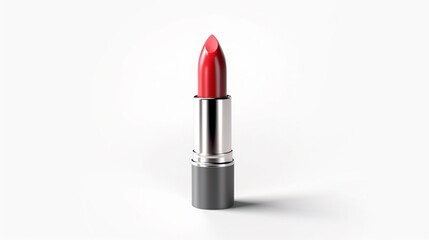 Fototapeta premium lipstick no logo realistic isolated white background.Generative AI
