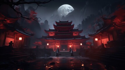 Obraz premium Asian ancient temple