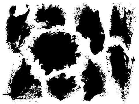 Dry ink design elements