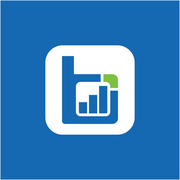 graphic chart logo deign