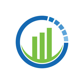 graphic chart logo deign