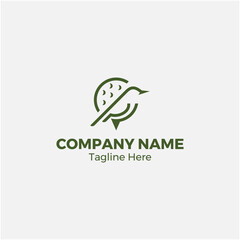 Fototapeta premium Birdie logo design