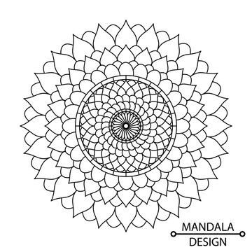 Decoration Mandala Design of Paper Cutting