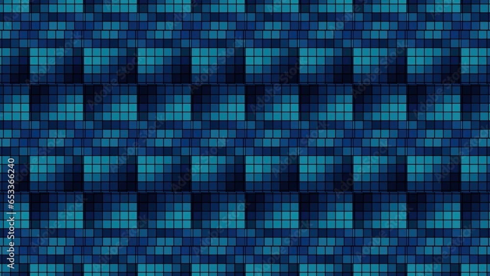 Poster abstract geometric kaleidoscope background with fast blinking shapes. motion. beautiful kaleidoscope