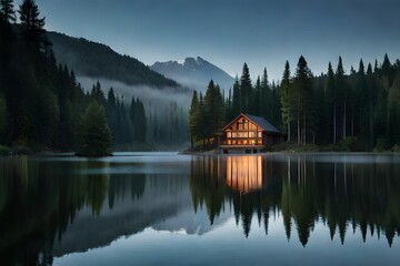 Fototapeta premium lake bled country