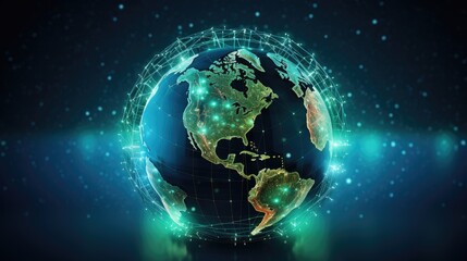 World data exchange with planet earth and network