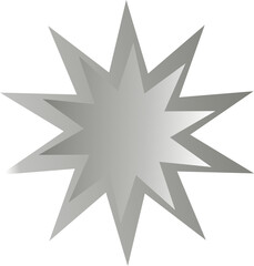 Collection of retro futuristic sparkle icons. Collection of star shapes. Abstract cool shining effect sign vector design. Templates for designs, posters, projects, banners, logos and business cards