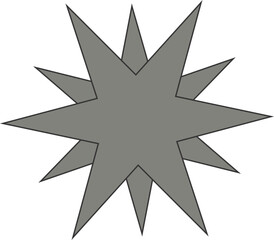 Collection of retro futuristic sparkle icons. Collection of star shapes. Abstract cool shining effect sign vector design. Templates for designs, posters, projects, banners, logos and business cards