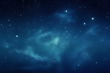 Stars on a Dark Blue Night Sky