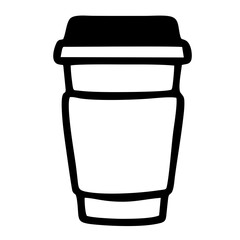 coffee cup isolated on white