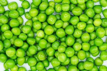  Green peas full frame vegetable pattern