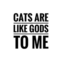 Cats Lover Quote Illustration