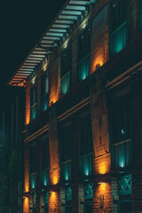 Arquitectura nocturna de Medellin.