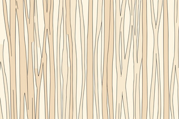 Faux bois stripe pattern, wallpaper, background, hand-drawn cartoon Illustrations in minimalist vector style
