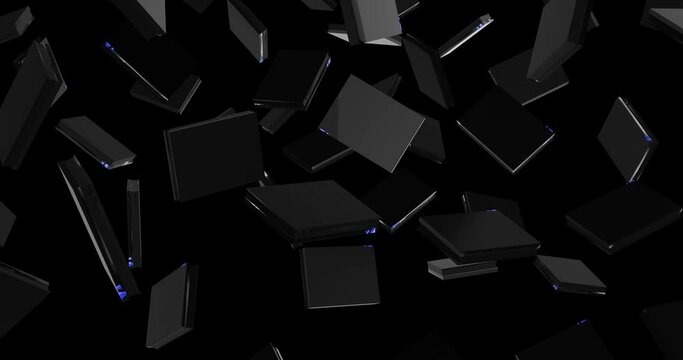 Gaming Console falling slow motion