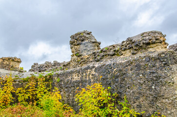 Kallmünz, Germany - view of Kalmünz castle ruins