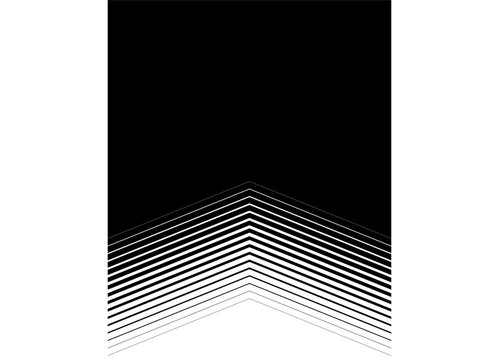 Vector black pattern on a white background. Abstract checkbox. Striped design element for web design, packaging, social networks, printing. Modern vector background