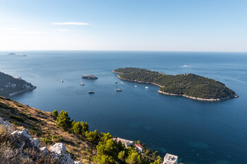 Fototapeta na wymiar Lokcrum Island Dubrovnik