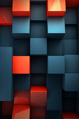 Free photo 3d geometric abstract background