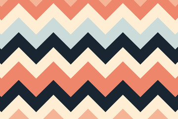 Chevron zigzag pattern, wallpaper, background, hand-drawn cartoon Illustrations in minimalist vector style