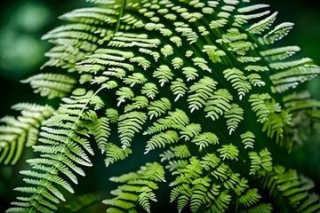 fern leaf in the forest
 4k HD quality photo.