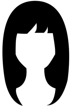 Ilustración De Corte De Cabello De Mujer En Fondo Transparente