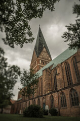 Fototapeta na wymiar St Johannis church of Lüneburg.