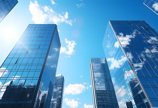 Business bulidings, New York