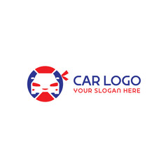 automotive car logo design vector