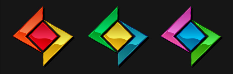 Hi tech looped infinity logotype, Business logo icon design template elements, Creative concept business design template elements, Creative concept business logotype, Vector illustration