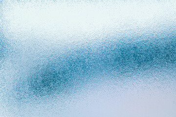 Frosted blue glass texture background