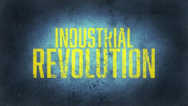 Industrial Revolution Grunge Title Intro Template