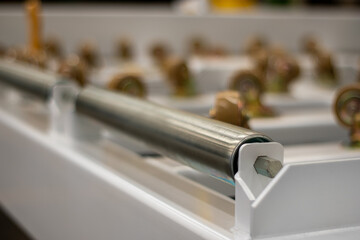 GSE cargo dolly closeup with roller caster and hitch