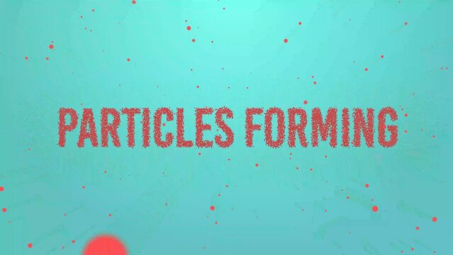 Clean Particle Forming Text Title Intro Template