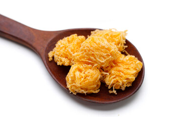 Thai crispy flossy sweet Eggs floss (Foi Thong Krob)