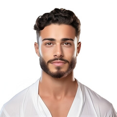 Fototapeta premium Turkish young man on a white background.