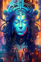 Cyber-Myth - Hindu God Shiva #7