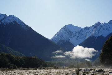 Eglinton Valley along the Milford Road, New Zealand
