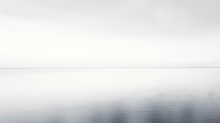Obraz premium a large body of water with a boat in the distance. generative ai