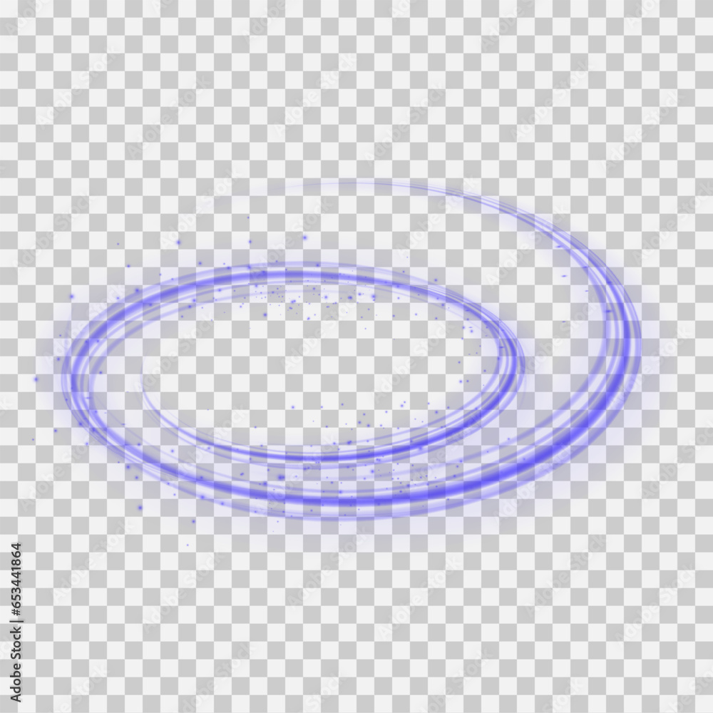 Poster luminous blue lines of speed. light glowing effect . abstract motion lines.