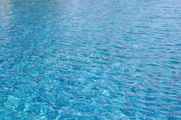 Water swimming pool surface for background.