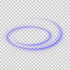 Luminous blue lines of speed. Light glowing effect . Abstract motion lines.