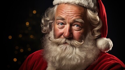 Cheerful Santa Claus Portrait