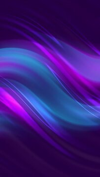 Vertical video - trendy silky smooth neon colored liquid gradient background animation. Full HD and looping colorful pink and blue gradient motion background.