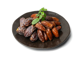 Big Dates Isolated. Date Palm Fruits