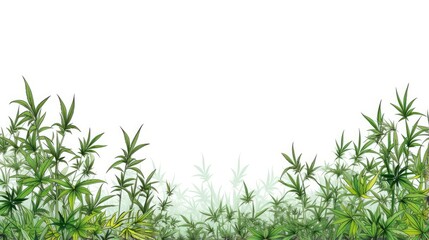 Fototapeta premium banner of Rejuvenating hemp plant CBD for sleep