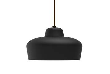 Render of isolated 3d hanging lamp scene creator