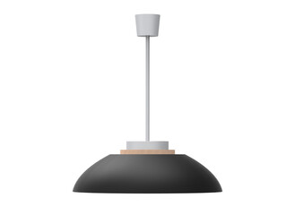 Render of isolated 3d hanging lamp scene creator