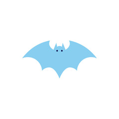Bat related vector icon. Isolated on white background. Editable vector illustration